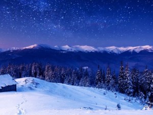 A house covered by snow - concert