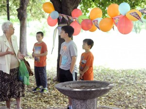 Open air art event in MCI Iskar