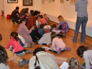 Children's paintining atelier in Sofia City Arts Gallery