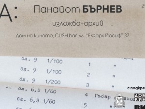 Изложба - архив “Български Визуален Архив: Панайот Бърнев”