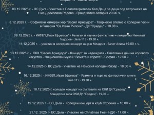 Културен календар на Общински културен институт Дом на културата "Средец"