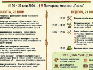 Лятна програма: Фестивал "Дъга на занаятите" край езерото Панчарево